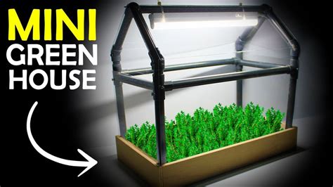 How To Make A Mini Greenhouse At Home Diy Project Youtube