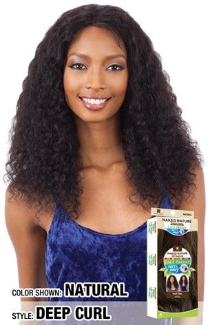 Naked Nature Brazilian Natural 100 Human Hair Lace Front Wig Wet