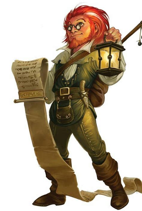 Gnome Wizard Pathfinder Pfrpg Dnd Dandd D20 Fantasy Dungeons And