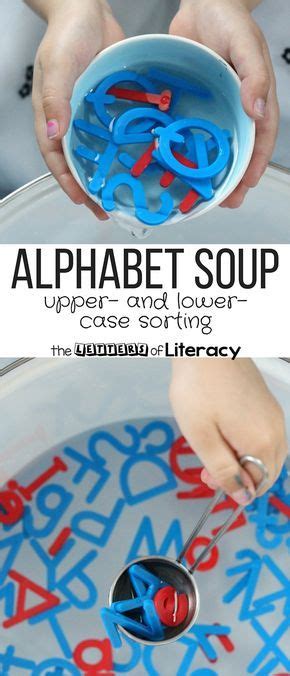 Alphabet Soup Sensory Play Alphabet Für Vorschulkinder Aktivitäten