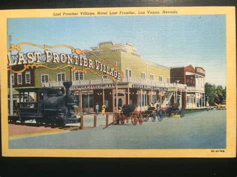 Vintage Postcard 1950 Last Frontier Village Hotel Frontier Las Vegas