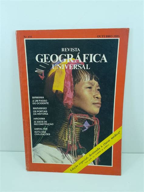 Revista Geográfica Universal Livro Editora Bloch Usado 75098877 Enjoei