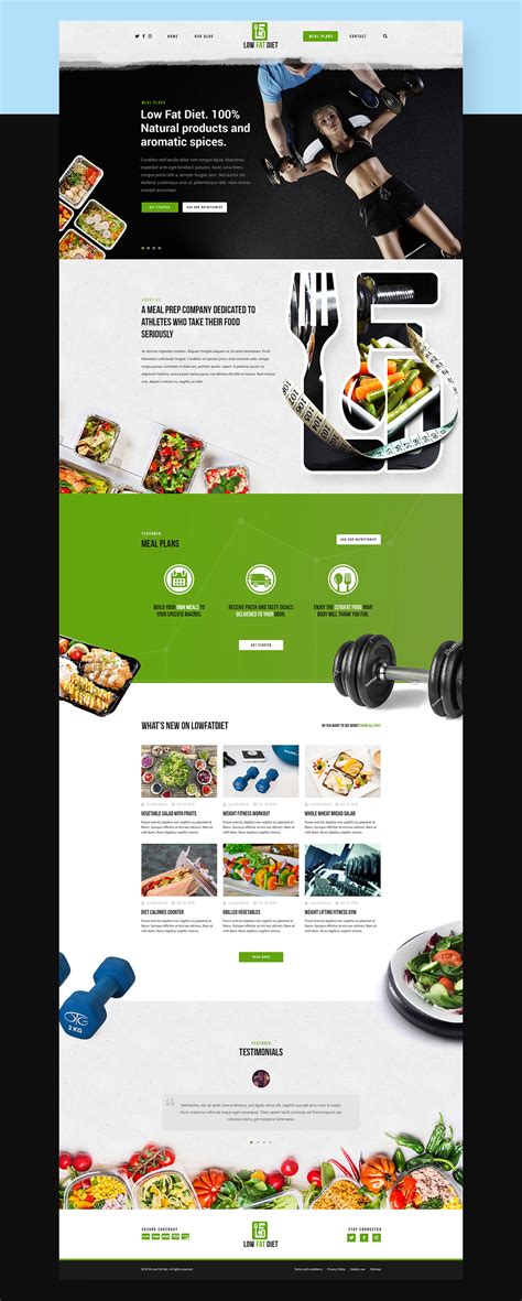 Looking for a healthy food delivery service to help you get organised? FOOD DELIVERY Subscription Website on Behance