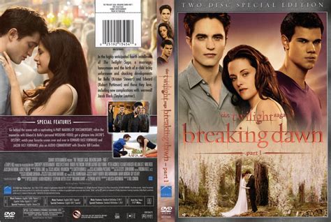 The Twilight Saga Breaking Dawn Part Movie Dvd Scanned Covers Twilight Breaking Dawn