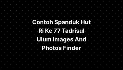 Contoh Spanduk Hut Ri Ke Imagesee The Best Porn Website