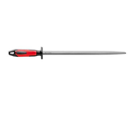 f dick sharpening steel for chefs regular cut round red black 35cm buy online at the nile