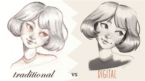Traditional Vs Digital Drawing Pros And Cons Both Drawing Process
