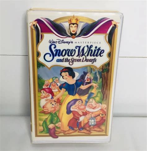 WALT DISNEYS SNOW White And The Seven Dwarfs VHS Tape Movie 294 25