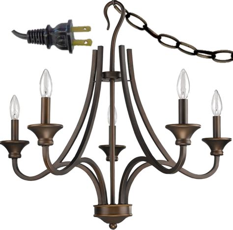 Find the perfect chandelier for any room at lowe's. Michelle Bronze Wrought Iron Shepherds Crook Plug In ...