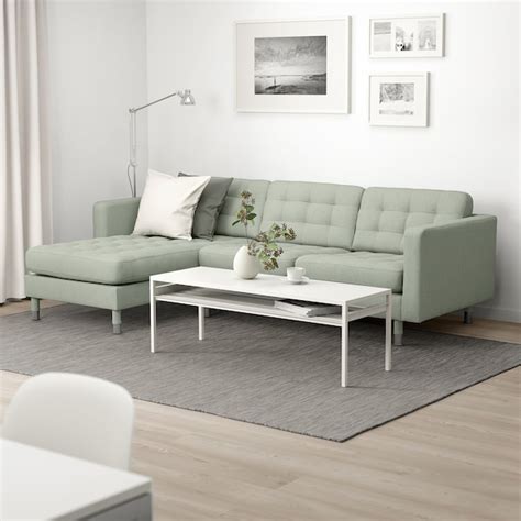 We've transformed almost every model, from the kivik, soderhamn or even the stocksund sofas!. LANDSKRONA 3-seat sofa - with chaise longue, Gunnared ...