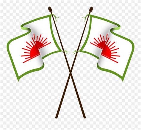 Pdp Flage 2 Pdp Kerala Flag Clipart 1102477 Pinclipart