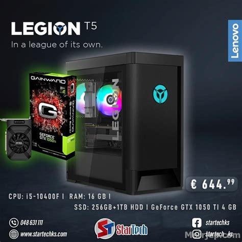 Lenovo Legion T5 1050 Ti Prishtinë