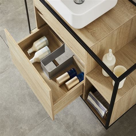 Buy under sink cabinets and get the best deals at the lowest prices on ebay! New Design Matt Black Metal Frame Industry Style Modern ...