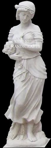 White Marble Women Statue For Decoration At Rs 10000 In Jaipur Id