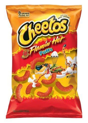 Buy Cheetos Puffs Flamin Hot Cheese Flavor Snacks 375oz 15 Pack Online At Desertcartsingapore