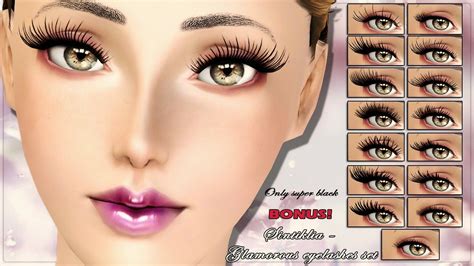 Big Set Of Eyelashes Few Collections For Sims 3 Sims 4 Mods Sims 3