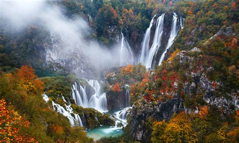 Plitvice Lakes National Park In Autumn