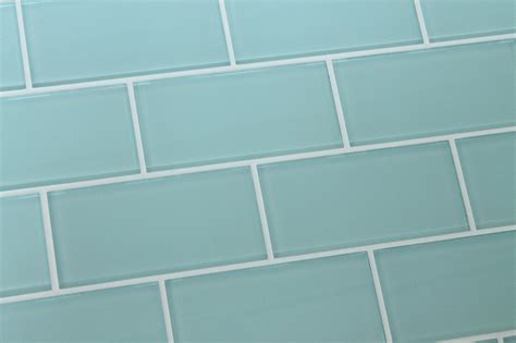 Seafoam 3x6 Glass Subway Tiles Rocky Point Tile Glass And Mosaic