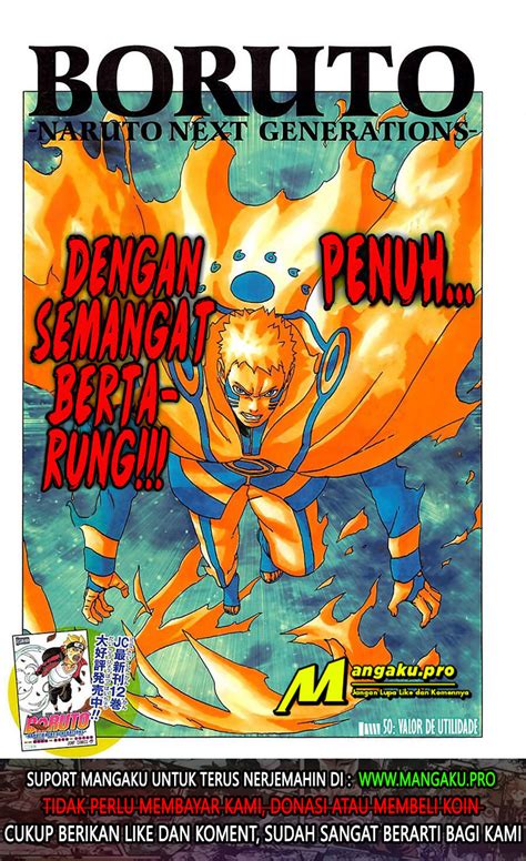 Dia mencapai mimpinya untuk menjadi ninja terhebat di desa dan wajahnya. Update! Baca Manga Boruto Chapter 51 Full Sub Indo - masrana.com