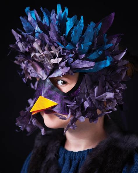 Bird Mask Made From Coffee Filters Sweet Paul Magazine Diy