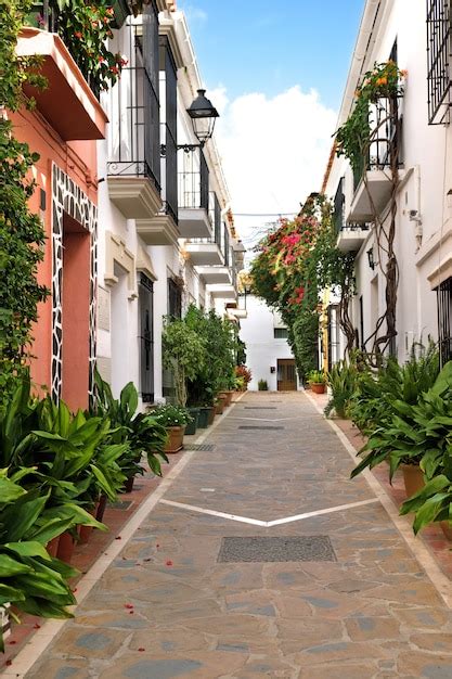 Premium Photo Typical Andalusia Spain Whitewashed Houses In Old Town