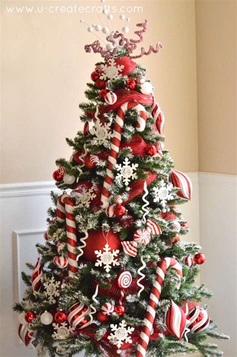 Peppermint Christmas Tree Christmas Tree Themes Amazing Christmas