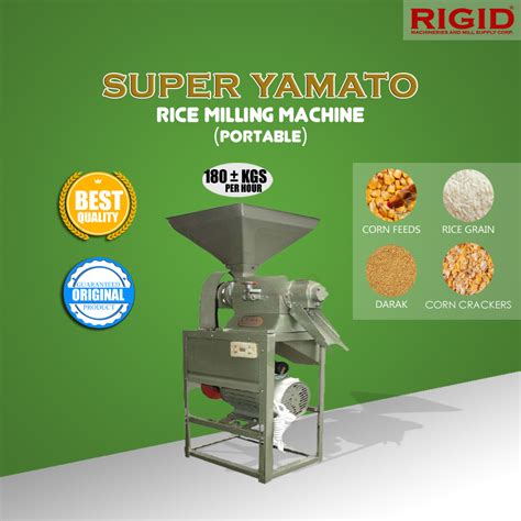 Rice Milling Machine Portable Rigid Machineries And Mill Supply Corp