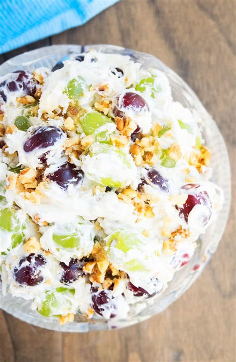 Creamy Grape Salad One Bowl One Pot Recipes