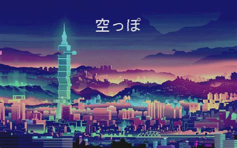 Japan Cartoon City Desktop Wallpapers Wallpaper Cave