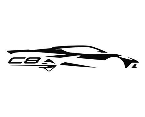 Chevrolet Corvette C8 Stingray Die Cut Vinyl Decal Sticker Decals City