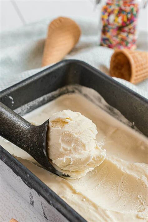 Homemade Vanilla Ice Cream Recipe Shugary Sweets
