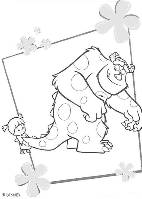 Monsters Inc Coloring Pages Sulley Monster Coloring Pages Truck
