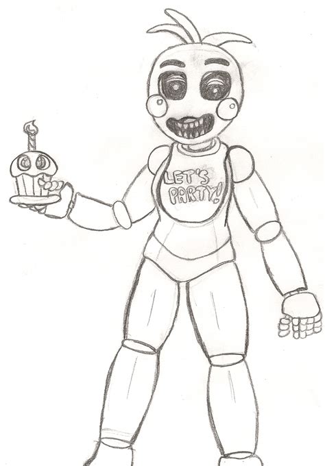Toy Chica And Her Cupcake By Purplelover7 On Deviantart
