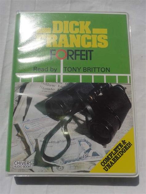 forfeit written by dick francis performed by tony britton on cassette