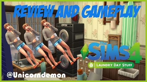 The Sims 4 Laundry Day Stuff Review Game Play YouTube