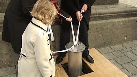 Replacement Time Capsule Buried In Cathedral Square Newshub