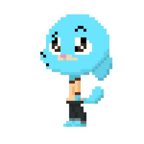 Gumball Pixel Art Maker Gumball Png Stunning Free Transparent Png The