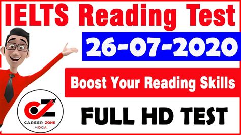 Ielts Reading Practice Test 2020 With Answers 26 07 2020 Youtube