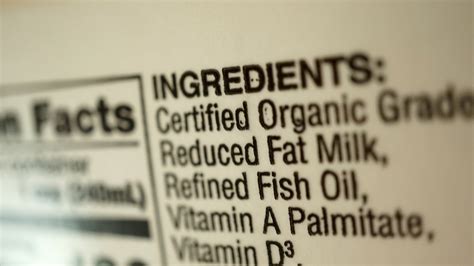 Ingredient Statement The Labels Labelcal