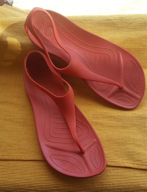 Crocs Sexi Flip Czerwone Sandały Japonki 40 W9 7306099682 Oficjalne
