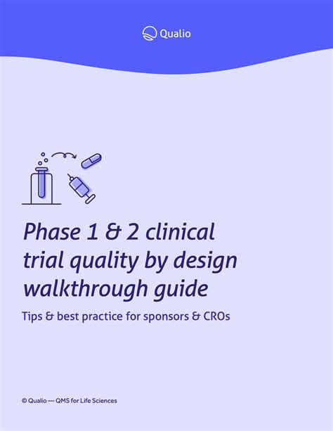 phase 1 and 2 clinical trial quality by design guide
