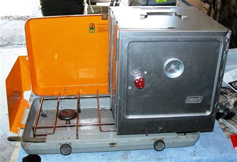 Ramges, ovens, griddles, fryers, stainless steel racks, ss cabinet, ss work tables, electric stove with oven, bain marie, kitchen sink, trolley, display counters, etc. Living Prepared ---: Coleman Camp Stove Oven & Testing