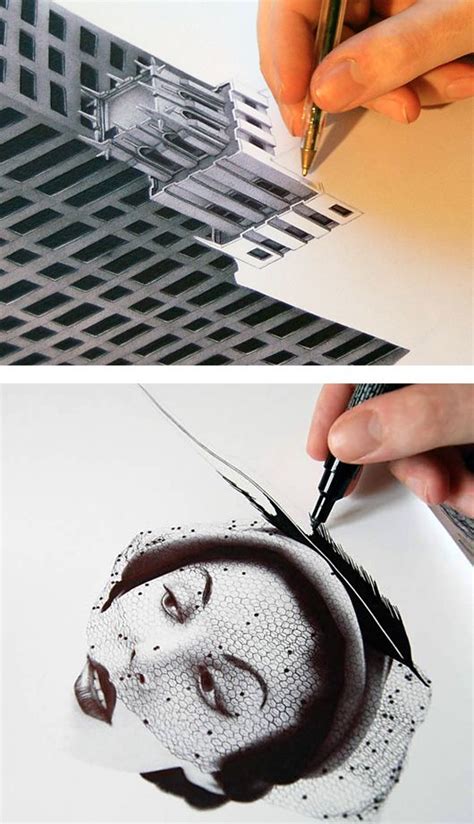 Realistic Ballpoint Pen Drawings By James Mylne Inspiration Grid