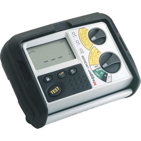 Megger Lrcd220 Non Tripping Loop And Rcd Tester Rapid Online