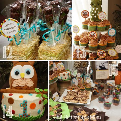 1:41 www.babycorner.com 87 038 просмотров. Owl 1st Birthday Party - Mostly Homemade Mom