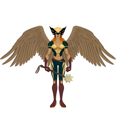 Mydcu2 Justice League Hawkwoman By Bsdigitalq On Deviantart