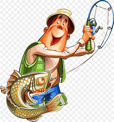 Cartoon Fishing Man Png And Clipart Cartoon Fisherman Png Png Image