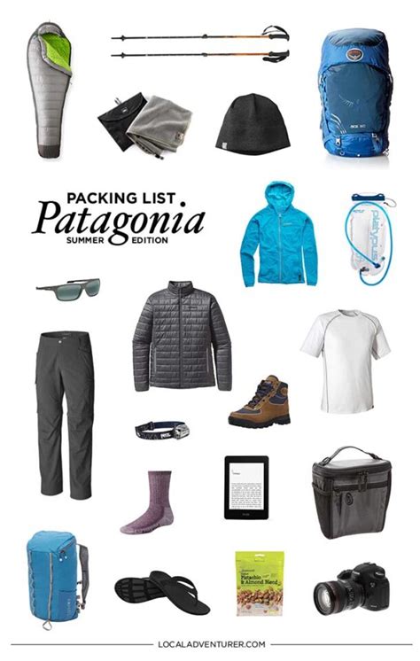 Essential Guide On What To Pack For Patagonia W Hike Local Adventurer