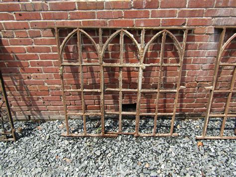 English Cast Iron Gothic Prison Cell Windows 1800s Garden Art Etsy