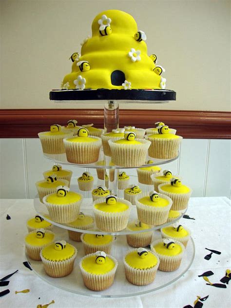 Beekeepers Wedding Cupcake Tower Decorated Cake By Cakesdecor